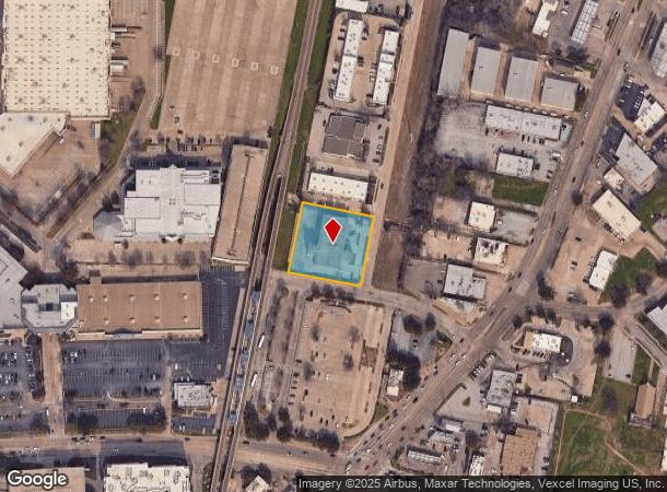 7007 Twin Hills Ave, Dallas, TX Parcel Map