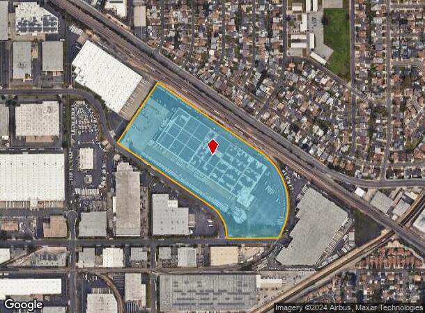  15155 Northam St, La Mirada, CA Parcel Map