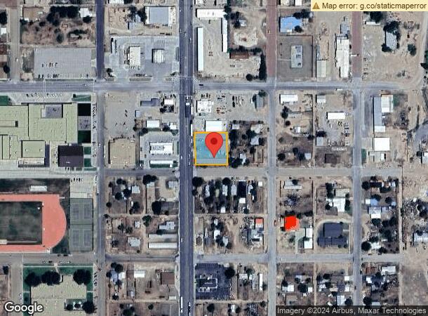  212 S Broadway St, Post, TX Parcel Map