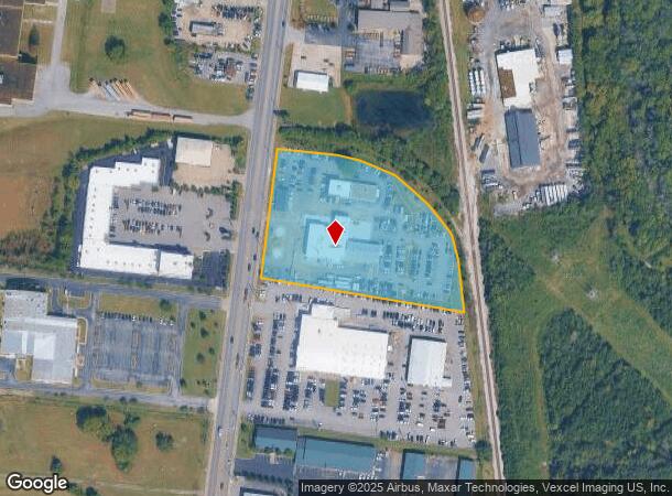  1625 S Church St, Murfreesboro, TN Parcel Map