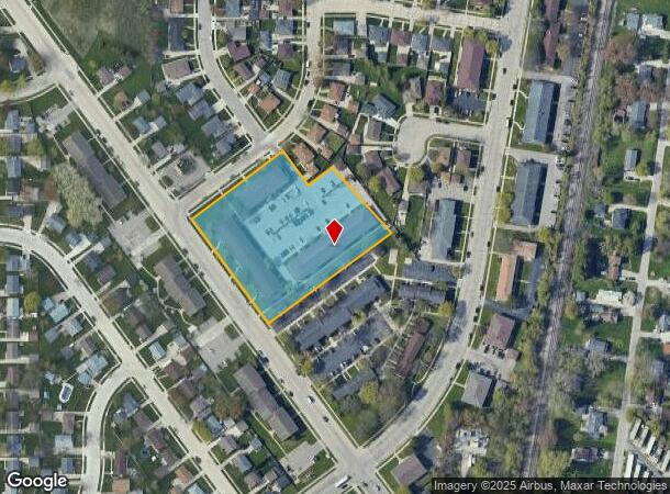 1701 Birch Rd, Kenosha, WI Parcel Map