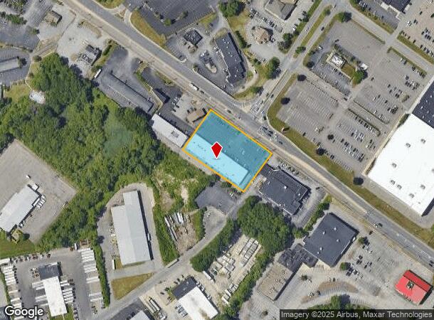  1205 Fall River Ave, Seekonk, MA Parcel Map