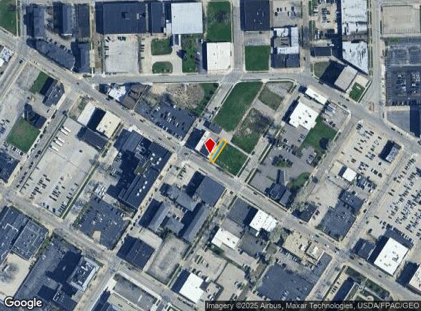 1314 Adams St, Toledo, OH Parcel Map