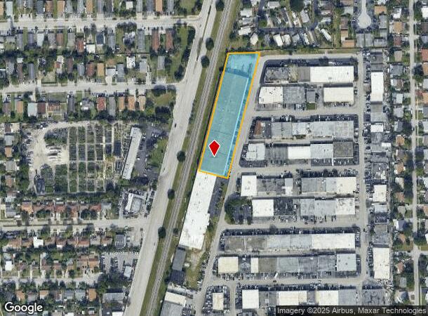 2721 Ne 4Th Ave, Pompano Beach, FL Parcel Map