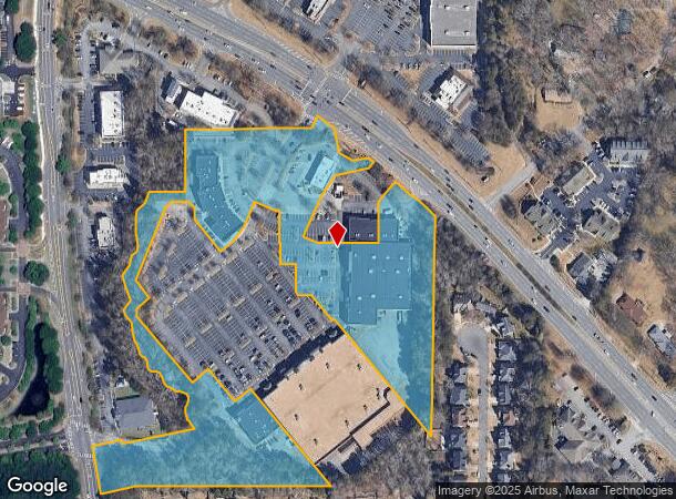  622 W Crossville Rd, Roswell, GA Parcel Map