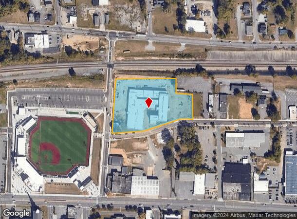  612 W Main Ave, Gastonia, NC Parcel Map