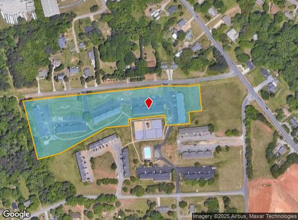  3666 Cedar Springs Dr, Winston Salem, NC Parcel Map