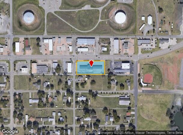 1509 E Main St, Cushing, OK Parcel Map