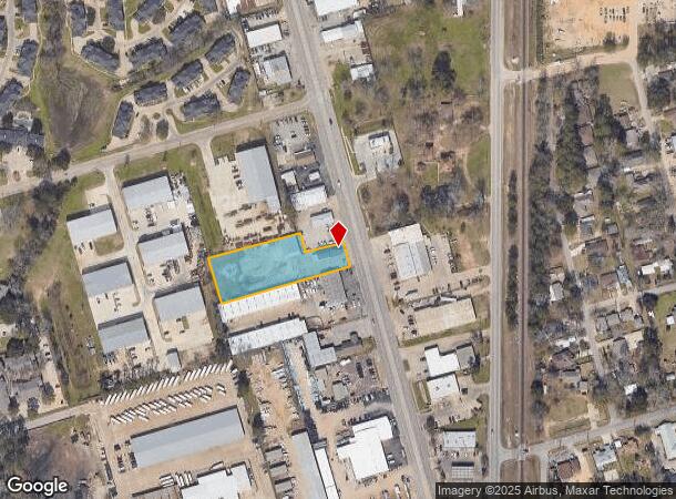  827 S Frazier St, Conroe, TX Parcel Map
