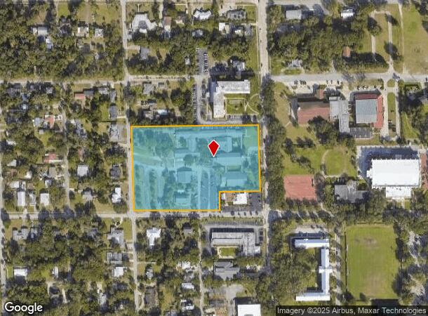  724 N Woodland Blvd, Deland, FL Parcel Map