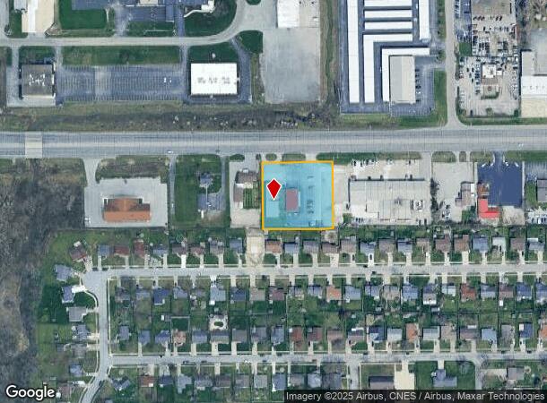  1211 W Coliseum Blvd, Fort Wayne, IN Parcel Map