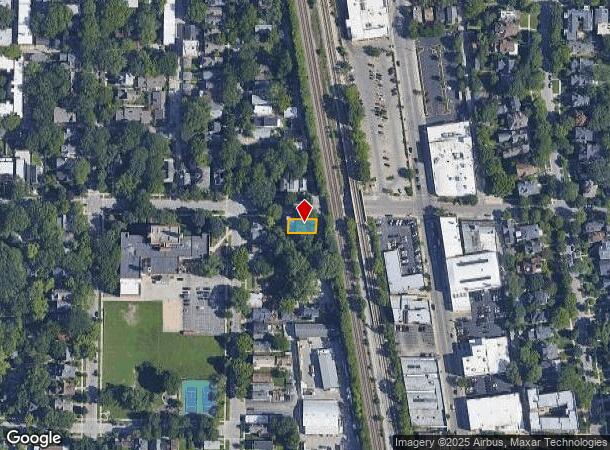  702 Greenleaf St, Evanston, IL Parcel Map