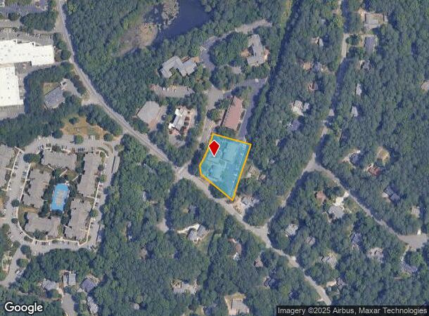 123 Kingston Dr, Chapel Hill, NC Parcel Map