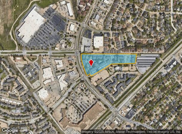 6047 S Hulen St, Fort Worth, TX Parcel Map