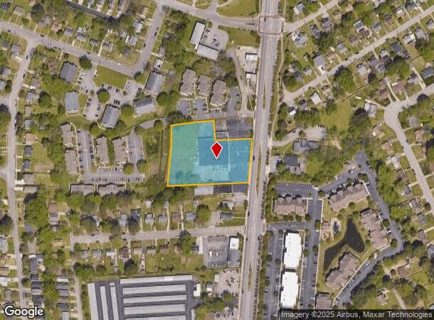 1245 N King St, Hampton, VA Parcel Map