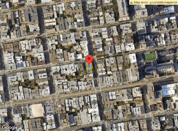  1155 Leavenworth St, San Francisco, CA Parcel Map