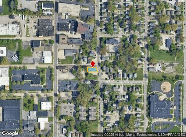  556 Sherman St, Akron, OH Parcel Map