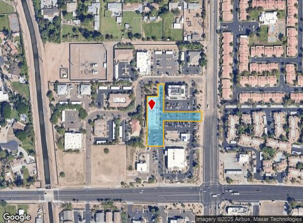  1122 S Greenfield Rd, Mesa, AZ Parcel Map