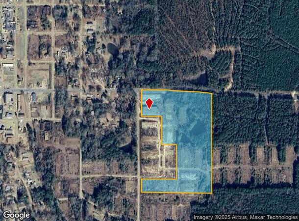 Hickory St, Bernice, LA Parcel Map