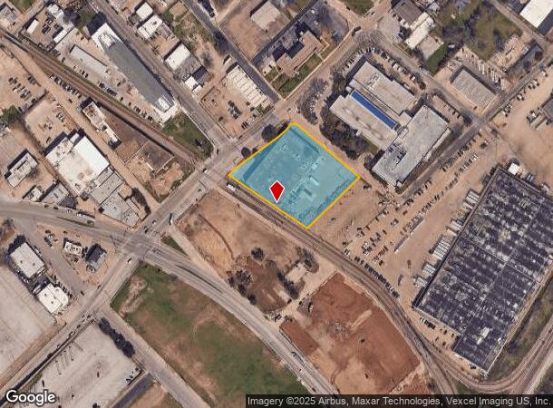  1300 Corinth St, Dallas, TX Parcel Map