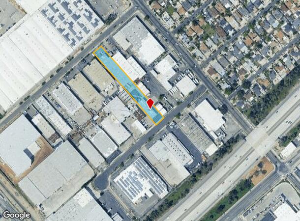 13596 Vaughn St, San Fernando, CA Parcel Map