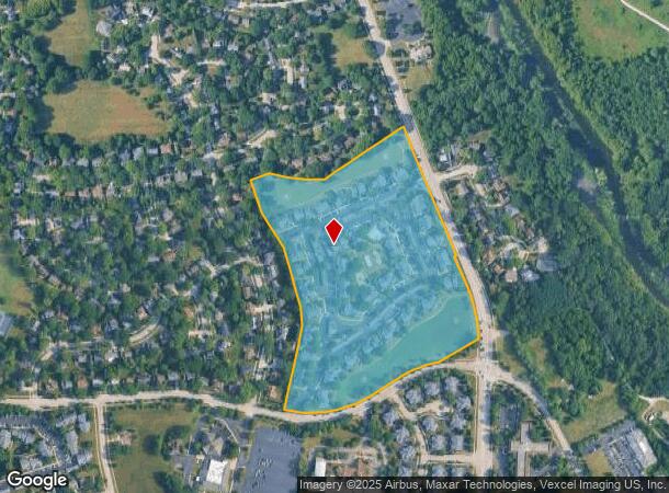  1373 Ivy Ln, Naperville, IL Parcel Map