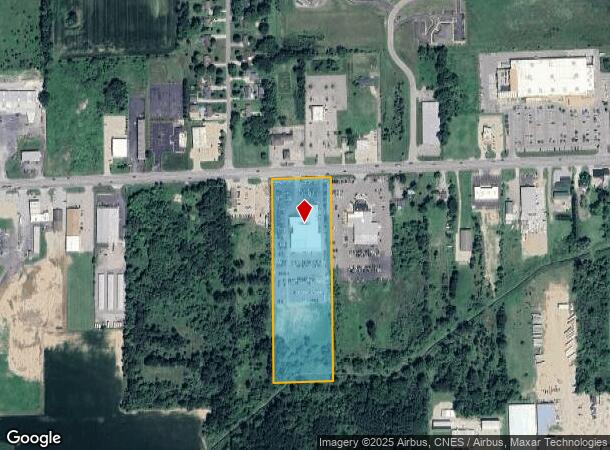 1960 E M 21, Owosso, MI Parcel Map