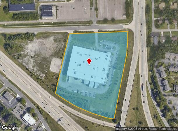  23300 Northwestern Hwy, Southfield, MI Parcel Map