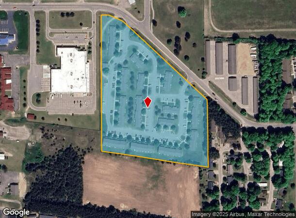  1316 Park Meadow Dr, Gaylord, MI Parcel Map