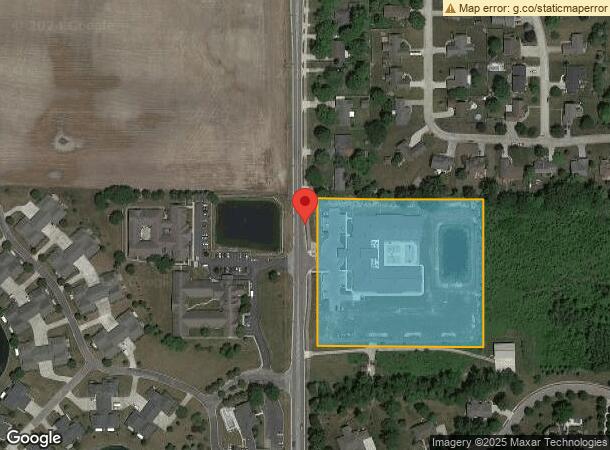  1600 N Morrison Rd, Muncie, IN Parcel Map