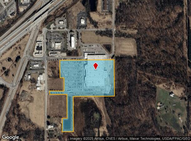  2485 Possum Run Rd, Mansfield, OH Parcel Map