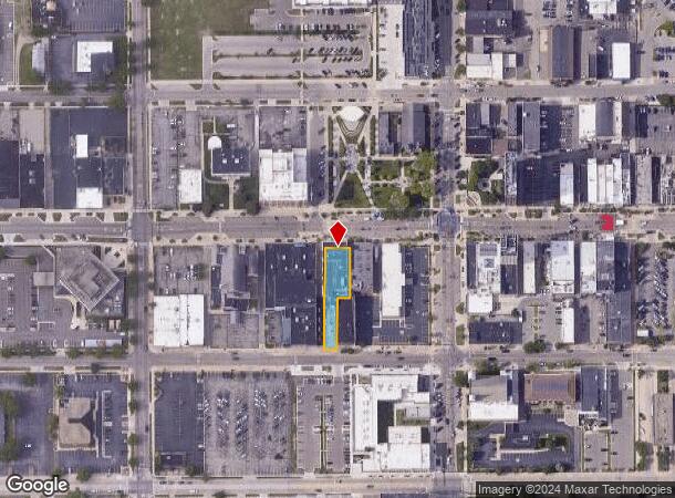  245 W Michigan Ave, Jackson, MI Parcel Map