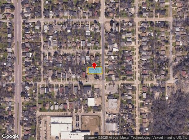  1443 S Ewing Ave, Dallas, TX Parcel Map