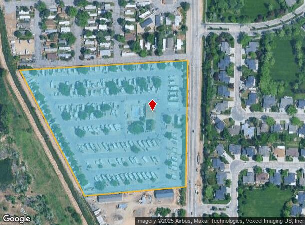  10555 N Horseshoe Bend Rd, Boise, ID Parcel Map