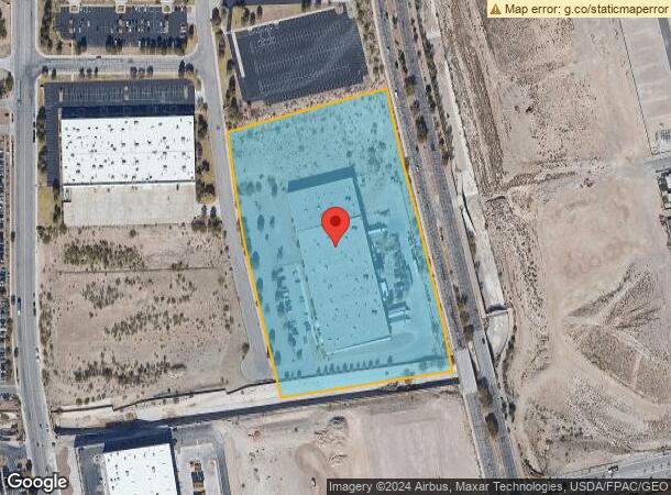  1700 Commerce Park Dr, El Paso, TX Parcel Map