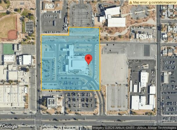  2621 E Sahara Ave, Las Vegas, NV Parcel Map