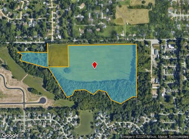 W County Line Rd, Greenwood, IN Parcel Map