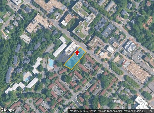  417 W Broad St, Falls Church, VA Parcel Map