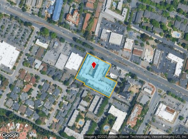 881 E El Camino Real, Mountain View, CA Parcel Map