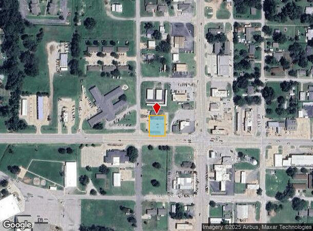  115 W Walnut St, Tecumseh, OK Parcel Map