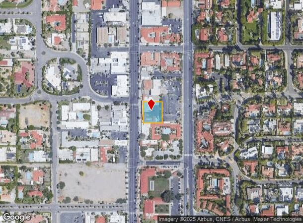  664 N Palm Canyon Dr, Palm Springs, CA Parcel Map