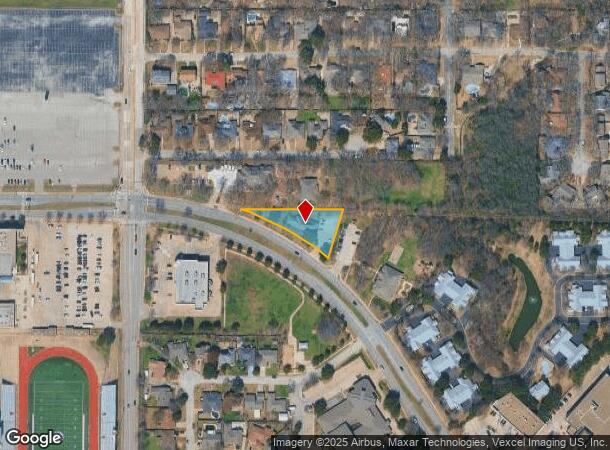 1105 W Lamar Blvd, Arlington, TX Parcel Map
