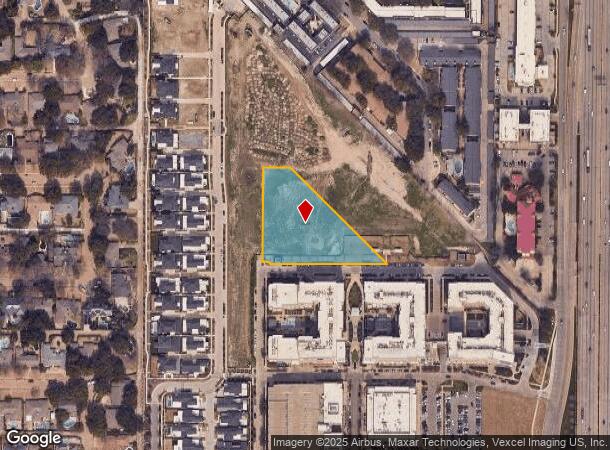 9707 N Central Expy, Dallas, TX Parcel Map