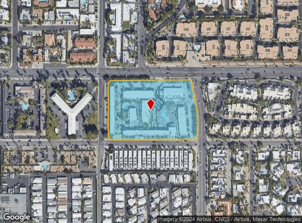  701 E Palm Canyon Dr, Palm Springs, CA Parcel Map