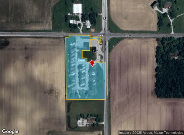  9060 S E 00 W, Fairmount, IN Parcel Map