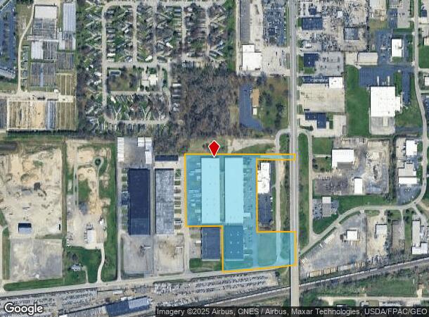 302 S Byrne Rd, Toledo, OH Parcel Map