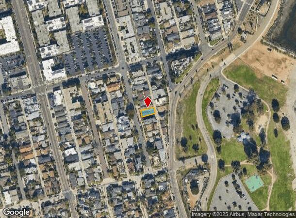  3743 Jewell St, San Diego, CA Parcel Map