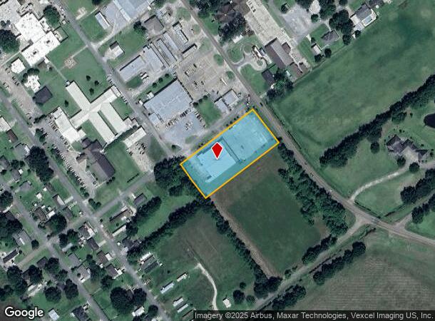  821 S Main St, Church Point, LA Parcel Map