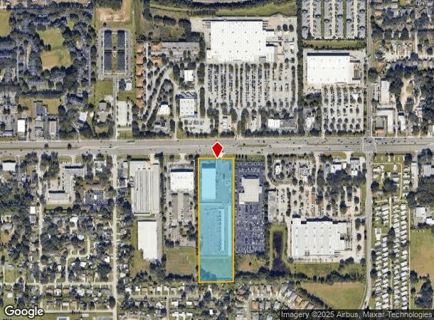  1111 E Brandon Blvd, Brandon, FL Parcel Map