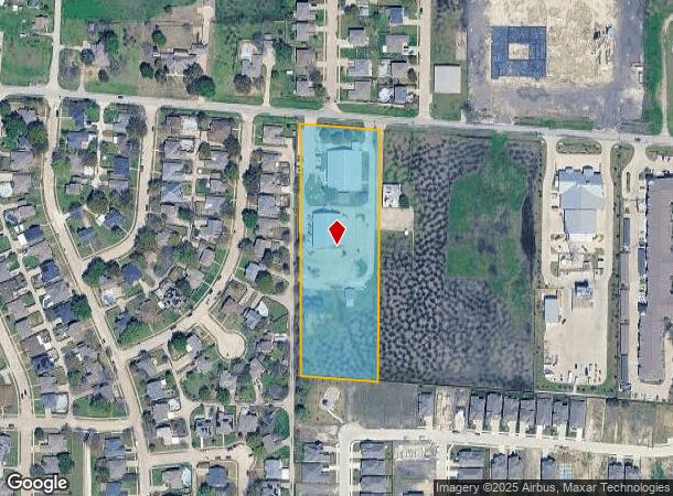  8200 Schrade Rd, Rowlett, TX Parcel Map